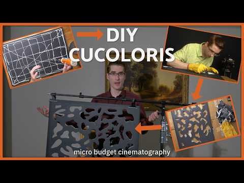 I tried making one of favorite lighting modifiers! - DIY Cookie Cuculoris