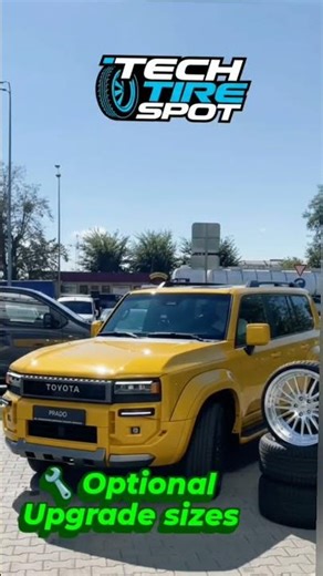 Toyota Prado Recommended Tire Size | 265/60R18 Explained #shorts