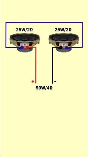 Speaker series connection #shorts #youtubeshorts