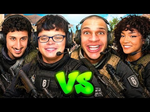 Sketch & Mooda 2v2 Jynxzi & Cinna In Rainbow 6 Siege!