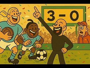 Manchester City 3–0 Liverpool – Cartoon Highlights