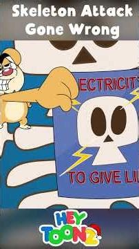 Electric Shock Wakes the Skeleton 😱⚡| Rat-A-Tat Shorts