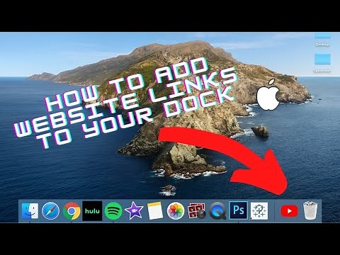 How to Add Website Links to Dock (MAC)