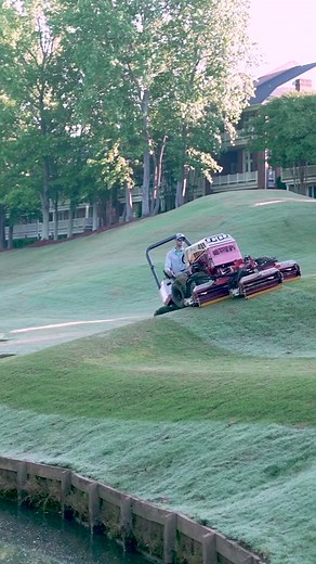 Riding Lawn Mower in Action: Mowing the Lawn