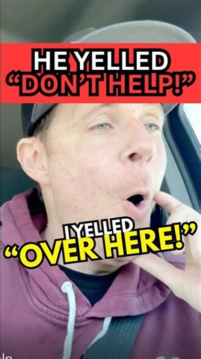 He yelled, "Don't Help Me!"...and I yelled "Wait, I'll take it over here!" ♿️😂