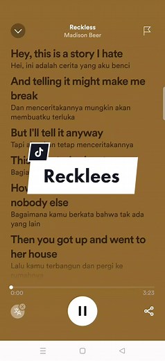 Madison Beer Reckless Lyrics
