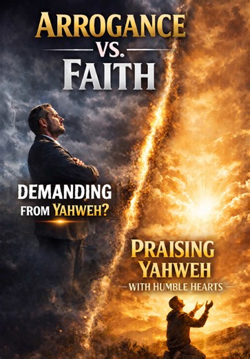 Be careful… What many people call “faith” can actually be arrogance. We don’t walk up to Yahweh demanding things as if He owes us something. We approach Him with humility, gratitude, and trust. Faith trusts his will Arrogance demands its own. #torah #prayer #Yeshua #YHWH #Yahweh