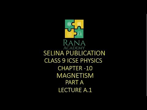 CLASS 9 | ICSE | SELINA PUBLICATION | MAGNETISM | PART A | LESSON A.1