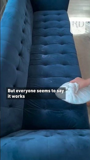 Person Shows Amazing DIY Trick to Remove Stains From Sofas