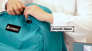 Everest Luggage Classic Backpack, Red, Large