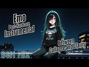 [1 Hour][Emo/HxC] Between Collapse and Clarity: Background Music for Streaming & Productivity 💻