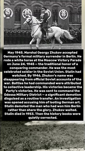 Zhukov Won Battle Of Berlin — Then Spent 8 Years Watching Stalin Erase His Name From History Books