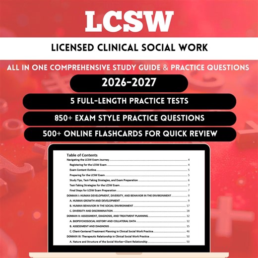 Lcsw Exam Study Guide 2026 | Lcsw Exam Prep Guide | Lcsw Exam Prep Notes | Lcsw Exam Study | Lcsw Exam Questions | Lcsw Exam Flashcards