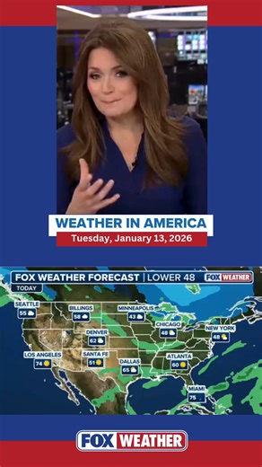 WEATHER IN AMERICA🌦️: A fast-moving clipper is sweeping across the Great Lakes, bringing snow, wind, and colder air. The South will see cooler but calmer conditions, while an active weather pattern is developing across the Northern Tier. #snow #greatlakes #wind #forecast #winterstorm #foxweather | FOX Weather
