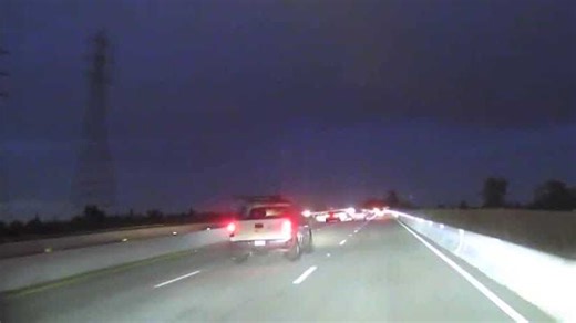 Lanes shift on Sacramento's Interstate 80 bridge over the American River