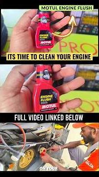 Motul Engine Flush Review & How to use | Let's clean our engine easily at home #motul