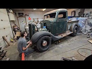 Back on the 1936 Chevy Pickup 😲 Welding, Chassis, Brakes, Seat and More! What's next?