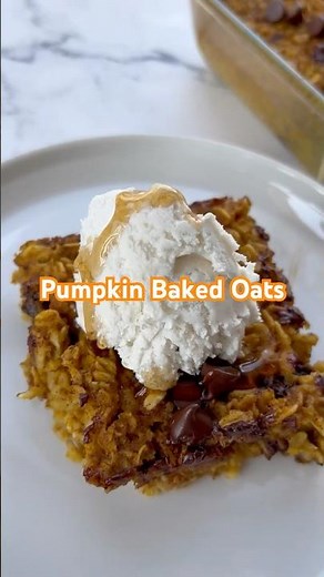 Pumpkin Baked Oats