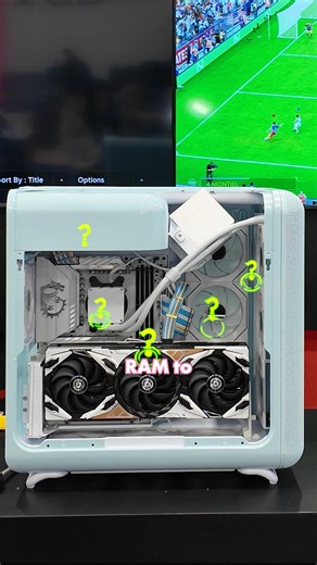 peachietech 🍑 on Instagram: "I'm obsessed with how the blue looks 🥺 shoutout @lexarmemory for sponsoring such a fun build! #pcbuild #gamingpc #kawaiiaesthetic"