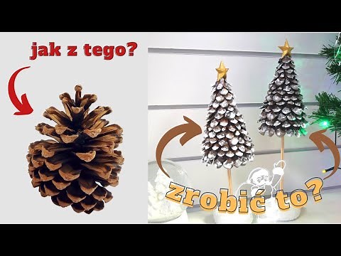 How to make a Christmas tree out of pine cones / Step by step / Greta Art Studio