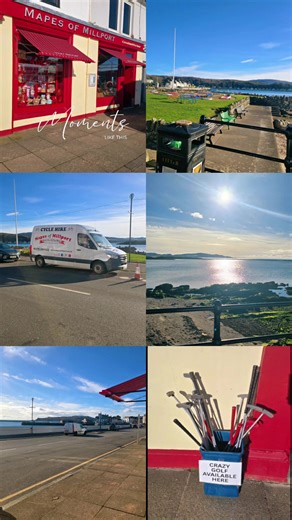 What a BEAUTIFUL day here in Millport! ☀️ Yes, there’s still a little February chill in the air, but with bright blue skies and that gorgeous winter sunshine, it’s the perfect excuse to get outside and make the most of it. And the best part? Tomorrow’s looking just as lovely! Why not, Hire a bike and cycle round the island, soaking up those stunning coastal views Play a round of crazy golf and embrace your competitive side Pop into the toyshop for a browse — you never know what treasures you’ll 