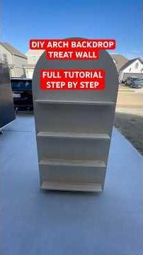 6x3 Arch Treat Wall Tutorial! DIY Step-by-Step Build 🛠️ #DFWBackdrops