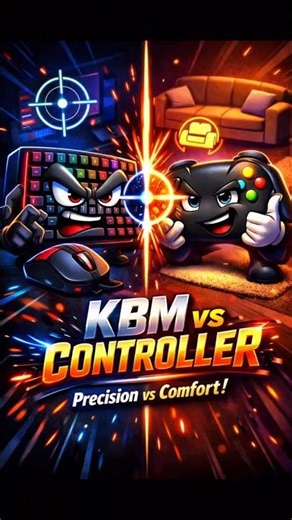 Keyboard vs Controller 🎮🔥 Which is Better? Aim Assist vs Precision #Shorts