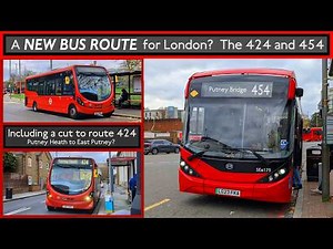 A NEW London Bus Route - the 454 & 424 Changes Explained (TfL Buses) New Shortest Route?