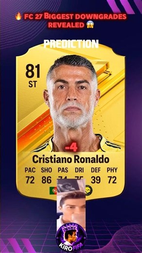 😱 EA WILL DESTROY THESE PLAYERS | FC 27 BIGGEST RATING DOWNGRADES ft. Isak, Saka, Ronaldo #fc27