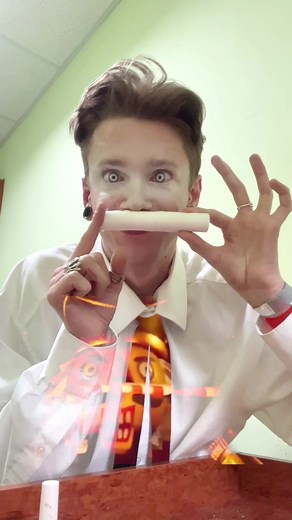 that’s how I make my #halloween #makeup on #laboratorium #slenderman 💀🤍