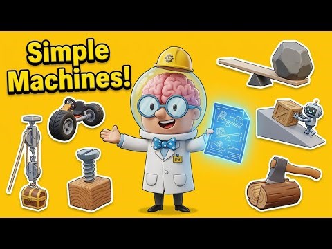 Simple Machines for Kids! 🏗️🔩 Learn Lever, Pulley, & More with Dr. Branio