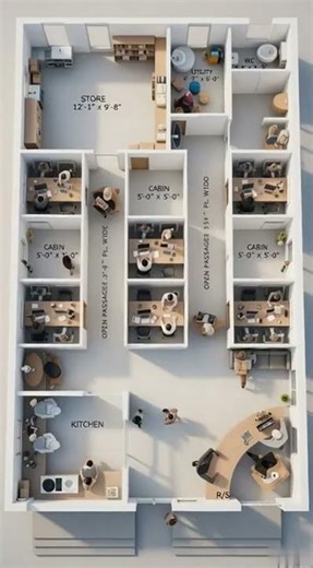 From Blueprint to Modern Office | Smart Workspace Design Walkthrough