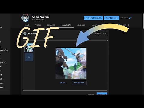 How to Upload GIF on YouTube Community