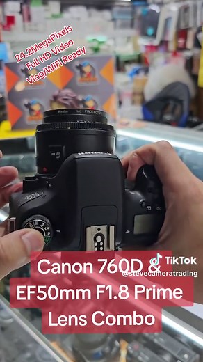 Canon EOS 760D with EF50mm F1.8 Lens Review
