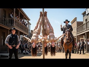 “Five Apache Girls Hanged Upside Down to Die — Until the Rancher Arrived” | Wild West Story