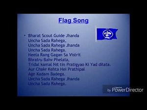 The Bharat Scouts and Guides Flag Song and Scout / Guide Prayer ⚜