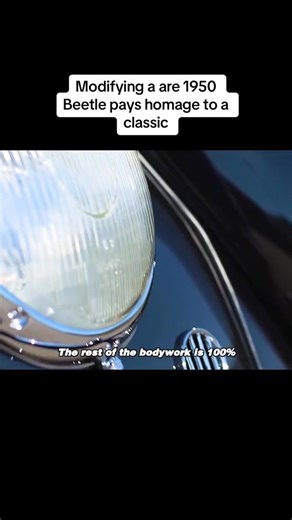 187K views · 6.1K reactions | Modifying a 1950 beetle pays homage to a classic | Play Entertainment clips | Facebook