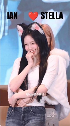 The moment vs pictures Ian × Stella 260315 #ian #이안 #イアン #hearts2hearts #하츠투하츠 #h2h