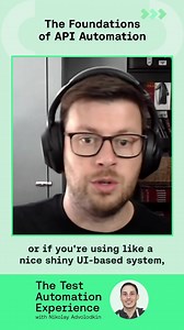 What are the foundations for API Automation? Mark Winteringham literally wrote a book on this. What do you think are the foundations for API Automation?  Check out the full episode here: https://buff.ly/3XDBU0m | Ultimate QA | Facebook
