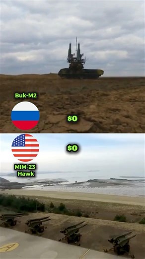 Buk-M2 vs MIM-23 Hawk | Missile Cost Per Shot Breakdown 💥 #military