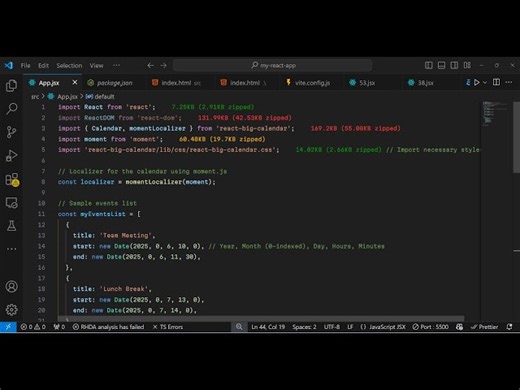 Build a React.js Google Calendar API to Create Events and Render Calendar in Browser in JSX