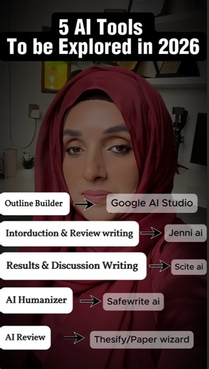 The Ultimate AI Toolkit for 2026 PhD Success — Free Tools Pro Options ▶ Outline Builder: Googleaistudio ▶ Writing & Citation Tool - Jenni.ai: https://jenni.ai/?via=rizwana Discount code RIZ20 ▶ Humanizing: Safewrite AI: https://safewrite.ai/?via=rizwana ▶ AI Research agent: https://resea-ai.getrewardful.com/ ▶ https://scite.ai/?via=dr-rizwana Discount code ACTIVATE 50 #aitools #LiteratureReview #drrizwana Scientific Pakistan | Dr Rizwana Mustafa