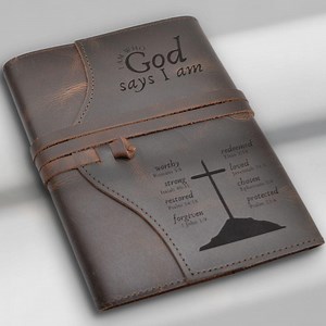 Genuine Leather Refillable Journal Bible Study Notebook Prayer Journal for Men & Women Christian Gift - Etsy