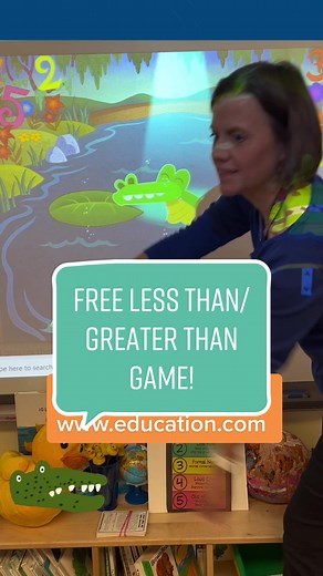 Free Less Than/ Greater Than Game! www.education.com! Drop a ❤️ and comment! #kindergartenteacher #teachersoftiktok #iteachk #kindergartenlife #teacherlife #teachertalk #tiktokteacher #kindergartenclassroom #teachintinyhumans #kindergartentips #teachertok #fyp #foryoupage #kindergarten #teacher #classroom #teachermom #school #edutok #teach #fun #funtimes #followme #trend #vibe #madeyoulook #mrsrowethekinderteacher #dayinthelifeofateacher #teacherlife #teacherootd