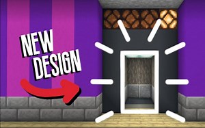 我的世界-最完美的轿厢仿真选层电梯-教学、演示-Java（附存档下载）