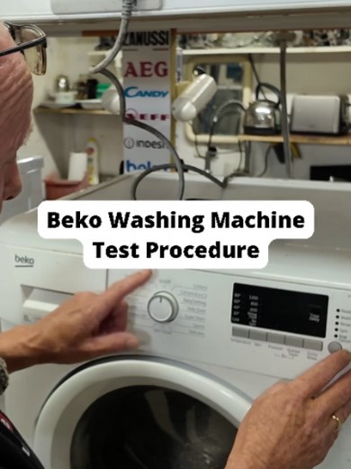 Beko WMC1282W Diagnostic Mode: How to Run Component Tests