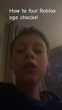 How to fool Roblox age verification!