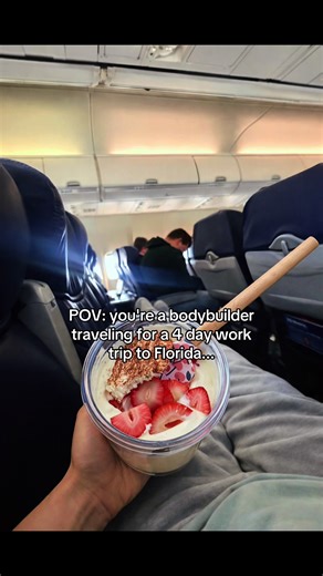 You're a bodybuilder traveling for a 4 day work trip to Florida.#travel #training #goals #npcfitmodel