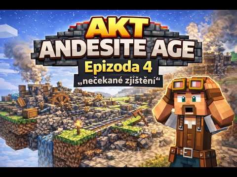 CZ Let's Play | Create 2 Mekanism Sky Edition 2 | AKT: Andesite Age - Epizoda 4 "Nečekané zjištění"