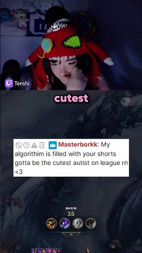 TENSHI BREAKS INTO SONG #leagueoflegends